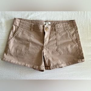 Garage Rolled Oats Colour Shorts, Size- Small